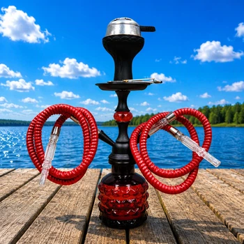 Кальян Hookah Salma Red Plus высотой 37 см на 2 персоны