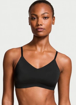 Бюстгальтер без косточек Victoria's Secret T-Shirt Lightly Lined Comfort Bra XL черный (00417713QB4XL)