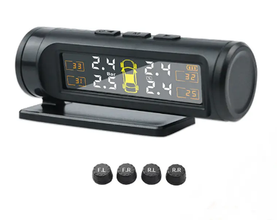 Система контролю тиску в шинах XJ-01 TPMS, прихований монітор тиску в шинах із 4 датчиками