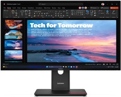 Монітор 27" Lenovo ThinkVision T27QD-40 2560x1440px IPS 120Hz Black (LEN64AAGAT)