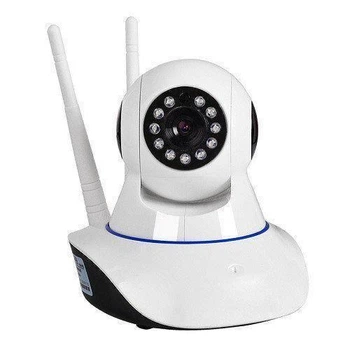 Беспроводная поворотная WIFI IP камера видеонаблюдения Icam V380-Q5T White, белая с датчиком движения