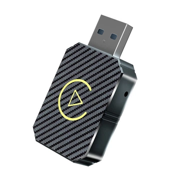 Адаптер бездротовий для авто CarPlay і Android Auto USB Bluetooth чорний
