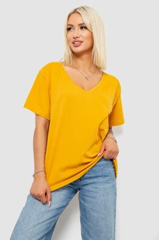 Футболка AGER 4XL Горчичный 244R2162