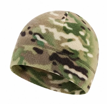 Тактична флісова шапка One Size Multicam