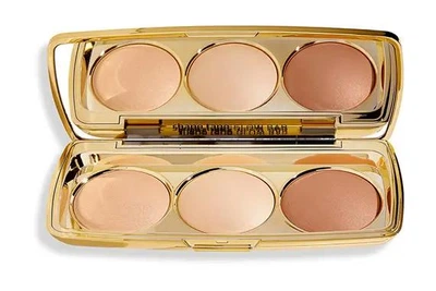 Палетка для лица 3-в-1: пудра, бронзер и хайлайтер TARTE SHAPE TAPE GLOW BAR PALETTE, 4,5 g*3