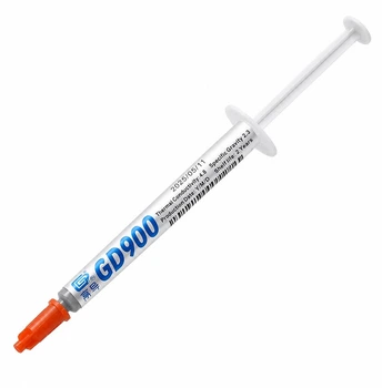 Термопаста для процессоров и видеокарт Thermal Grease GD900 1г в шприце 4.8 Вт/мК