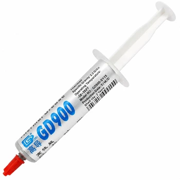 Термопаста для процессоров и видеокарт Thermal Grease GD900 15г в шприце 4.8 Вт/мК