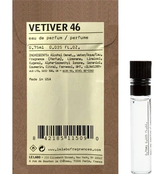 Le Labo Vetiver 46 (унисекс) парфюмированная вода 0.75 мл Пробник