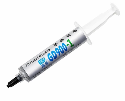 Термопаста для процессоров и видеокарт Thermal Grease GD900-1 15г в шприце з серебром 6 Вт/мК