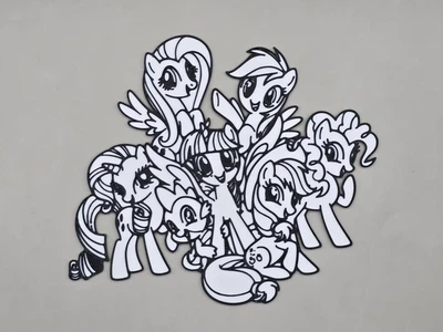 Розмальовка My Little Pony