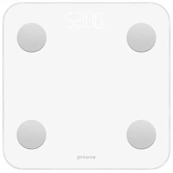 Смарт весы Proove напольные с Bluetooth стеклянные сенсорные Balance II (SSBC20000002)