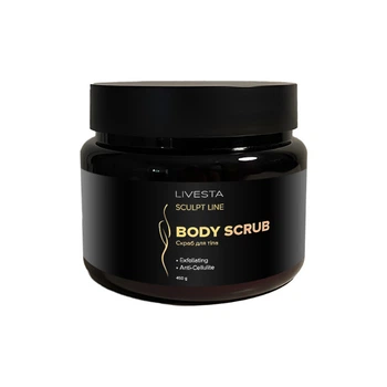 Антицелюлітний скраб для тіла LIVESTA Sculpt Line, 450 г