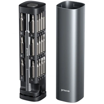 Многофункциональный набор отверток Proove Fixer 46in1 gray