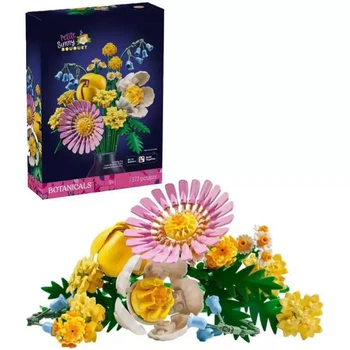 Конструктор Botanicals Мініатюрний сонячний букет квітів 373 деталі