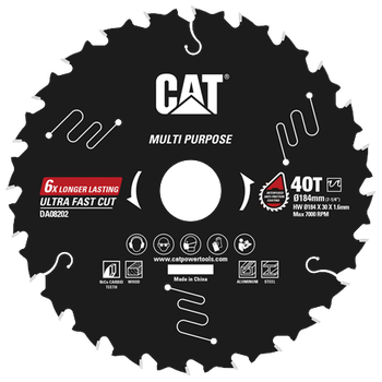 Пильний диск CAT DA08202 TCT 184 x 30 мм (6943475895839)