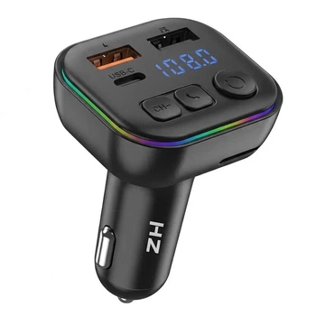 Автомобильный FM модулятор HZ H46 с 2 USB и Bluetooth FM трансмиттер 10470