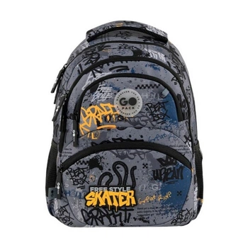 Рюкзак шкільний ортопедичний GoPack Education Free Style, для хлопчиків, сірий (GO26-175M-5)