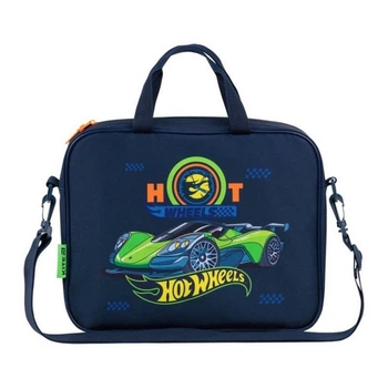 Сумка-портфель Kite Hot Wheels, A4, на блискавці, 1 відділ. (HW26-589)