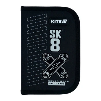 Пенал твердый Kite Skate, 1 отдел., 2 отв., с наполнением (K26-622H-4)
