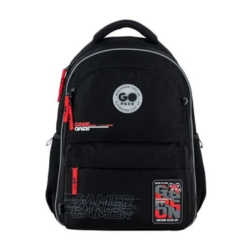 Рюкзак школьный ортопедический GoPack Education Born To Win, для мальчиков, чёрный (GO26-182M-5)