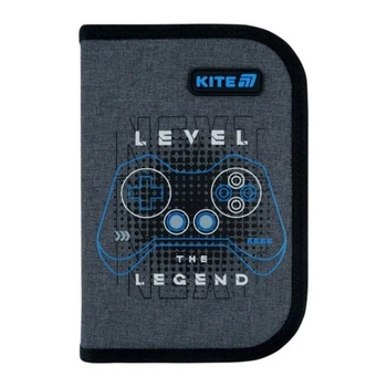Пенал твердый Kite Level UP, 1 отдел., 2 отв., с наполнением (K26-622H-6)