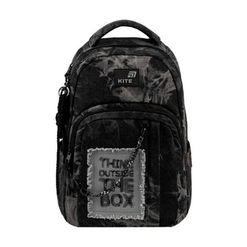 Рюкзак школьный для подростка Kite Education Teens Denim Core, для мальчиков, серый (K26-2578M-2)