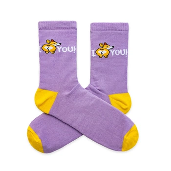 Шкарпетки чоловічі coLibriK Коргі I love you, 40-45, високі, паперовий (0200004836616)