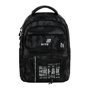 Рюкзак школьный для подростка Kite Education Teens Break Limits, для мальчиков, черный (K26-2594M-3)