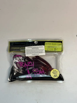 Приманка Crazy Fish Active slug 2.8" 2-71-11-5 жареный чеснок упак (8шт),2-71-11-5