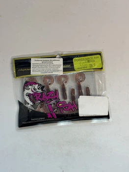 Приманка Crazy Fish Power mace 1.6" 10-40-15-6 вкус кальмар уп. (8шт),10-4-15-6