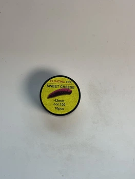 Приманка Crazy Fish MF H-Worm 1.65" 64-42-100-9-EF солодкий сир упак (10шт),64-42-100-9-EF