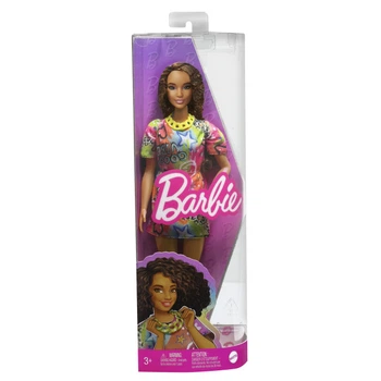 Лялька Barbie Модниця в яскравій сукні-футболці (HPF77 )