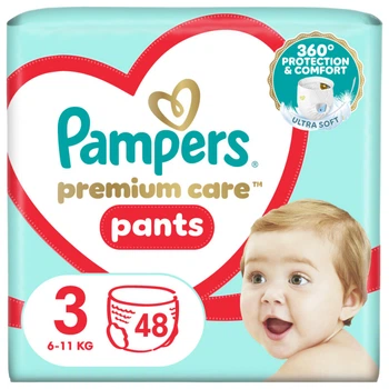 Підгузки Pampers Premium Care Pants Midi Розмір 3 (6-11 кг) 48 шт (8001090759795) (346040)
