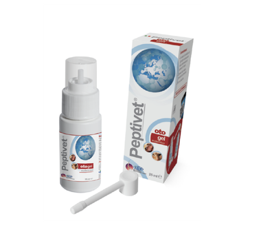 Żel do uszu dla psa i kota Nextmune Peptivet OTO GEL 25 ml (8009722003964)