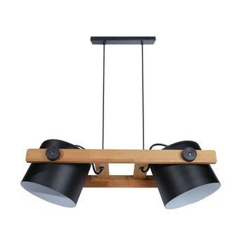 Светильник подвесной Light Set Konvalia RL 160 Wood 300105 черный