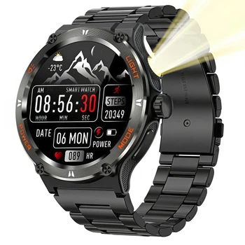 Розумний смарт годинник Smart Advanture Steel Black з компасом, 2 ремінці