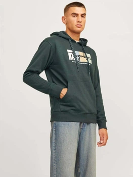 Худи JACK & JONES 9072627 Зелёный M JNJ381