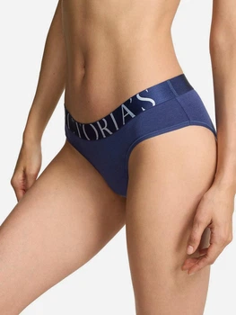 Трусики сліпи жіночі бавовняні Victoria's Secret 27245284 XL Сині (28796987525)