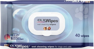 Chusteczki nawilzane Nextmune CLXWipes dla zwierzat z chlorhexydyna 40 szt. (8009722002622)