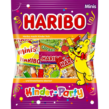 Желейные конфеты Haribo Minis Kinder Party ассорти мини пакетиков 14s 250 г