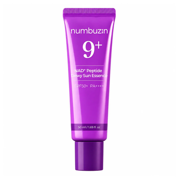 Антивозрастная солнцезащитная эссенция с эффектом сияния Numbuzin No.9 NAD+ Peptides Dewy Sun Essence, 50 мл