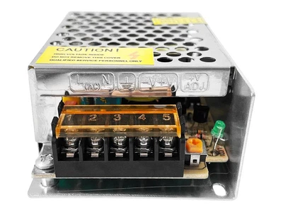 Блок питания Compact 12VDC 10A 120Вт с широким диапазоном входного напряжения 90–264VAC c стабильным выходом для LED-освещения и систем безопасности