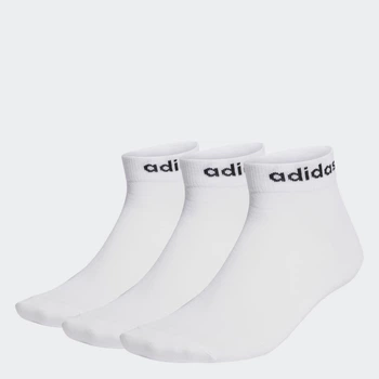 Три пары носков Think Linear Ankle adidas HT3451 (34-36) белый (4066746427873)