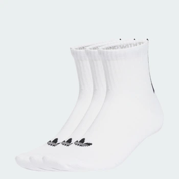 Три пары носков Quarter 3 Back Stripes adidas JV7423 (40-42) белый (4068807872387)