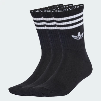Три пары носков 3-Stripes Crew adidas JV7402 (43-45) черный (4068807903517)