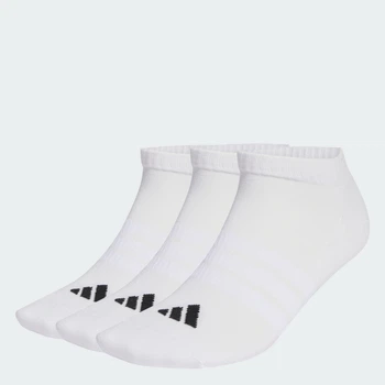 Три пары носков Cushioned Essentials Low Cut adidas JZ0535 (34-36) белый (4068821283770)
