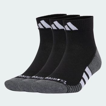Три пары носков Performance CLIMACOOL Cushioned Quarter adidas JC6446 (34-36) черный (4067901982732)