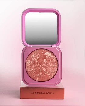 Румяна Velvet Blush Glow Zola 02 Природное прикосновение Natural Touch