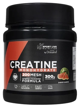 Дієтична добавка Drasanvi Creatina 200 MESH Sport Live зі смаком кавуна 300 г (8436601108951)