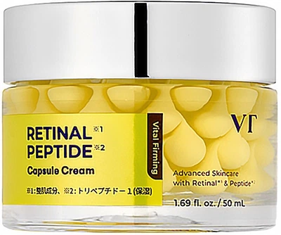 Крем для обличчя з ретиналем та пептидами VT Cosmetics Retinal Peptide Capsule Cream 50 мл (8803463017880)